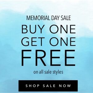 Buy one get one free on all items! The lesser items are free! End 5/28/24 at 12